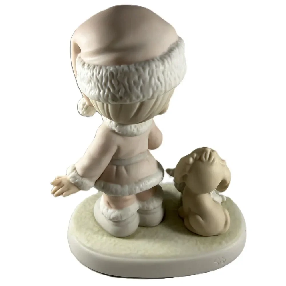 Vintage 1992 Precious Moments “Wishing You A Ho Ho Ho” Figurine 527629  Enesco